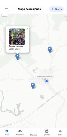 Ubicaciones en Mapa